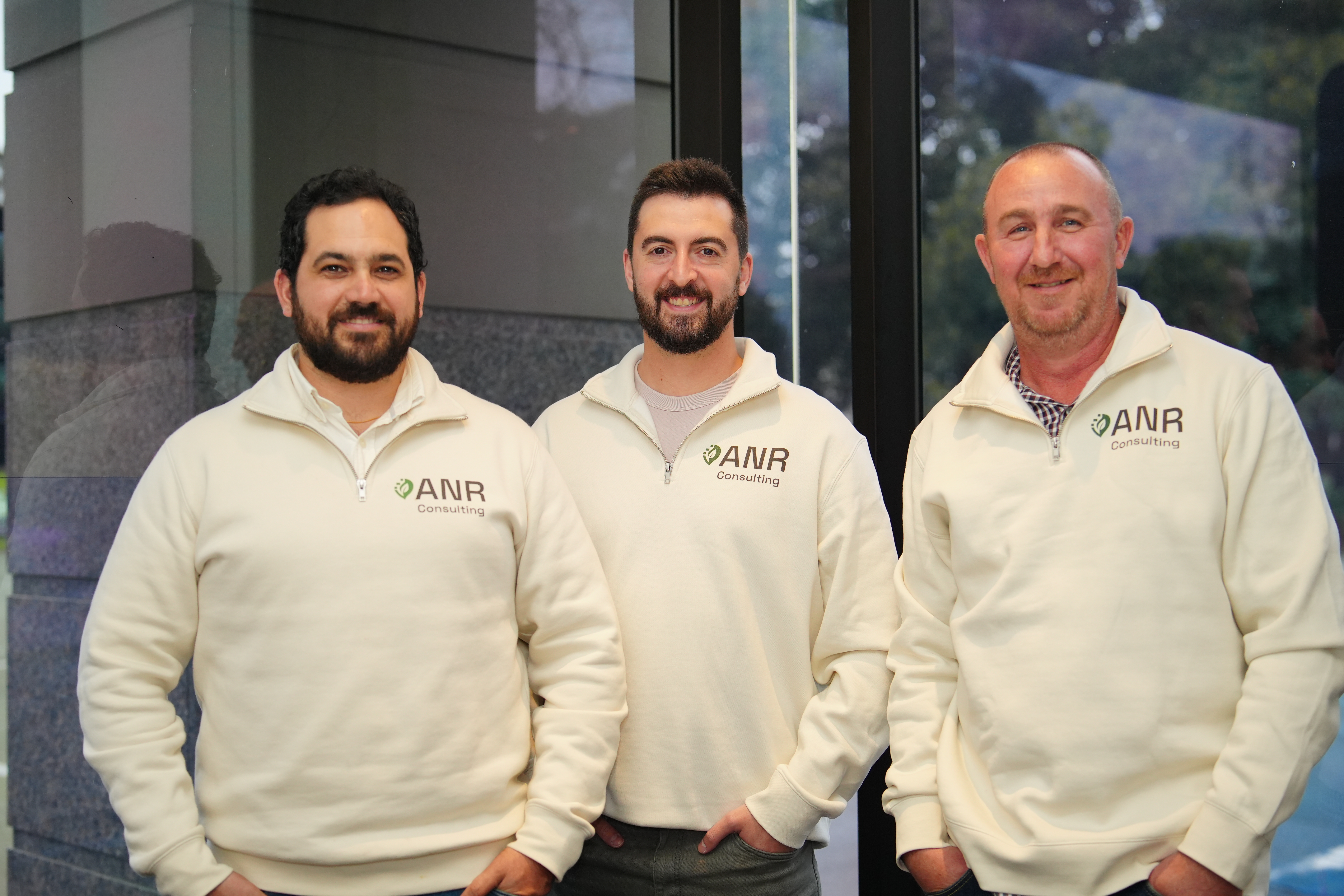 The ANR Consulting team in Melbourne: Neil Ganju, Rosario Loturco and Russell Hampson